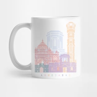 AHMEDABAD SKYLINE POSTER PASTEL Mug